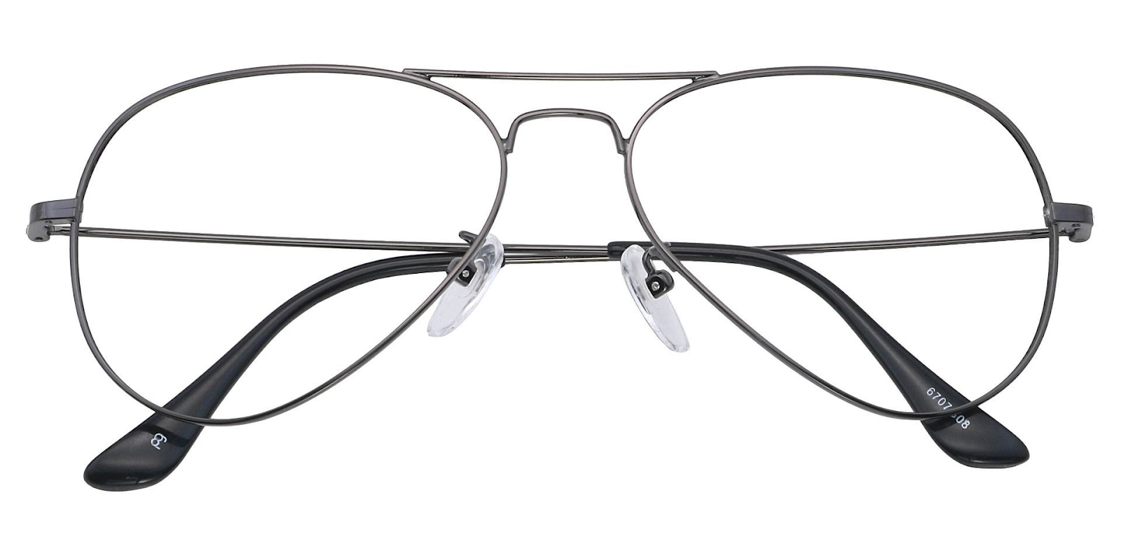 A pair of aviator-style glasses.