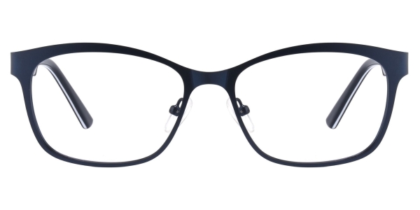 Temple Rectangle Non-Rx Blue Light Blocking Glasses