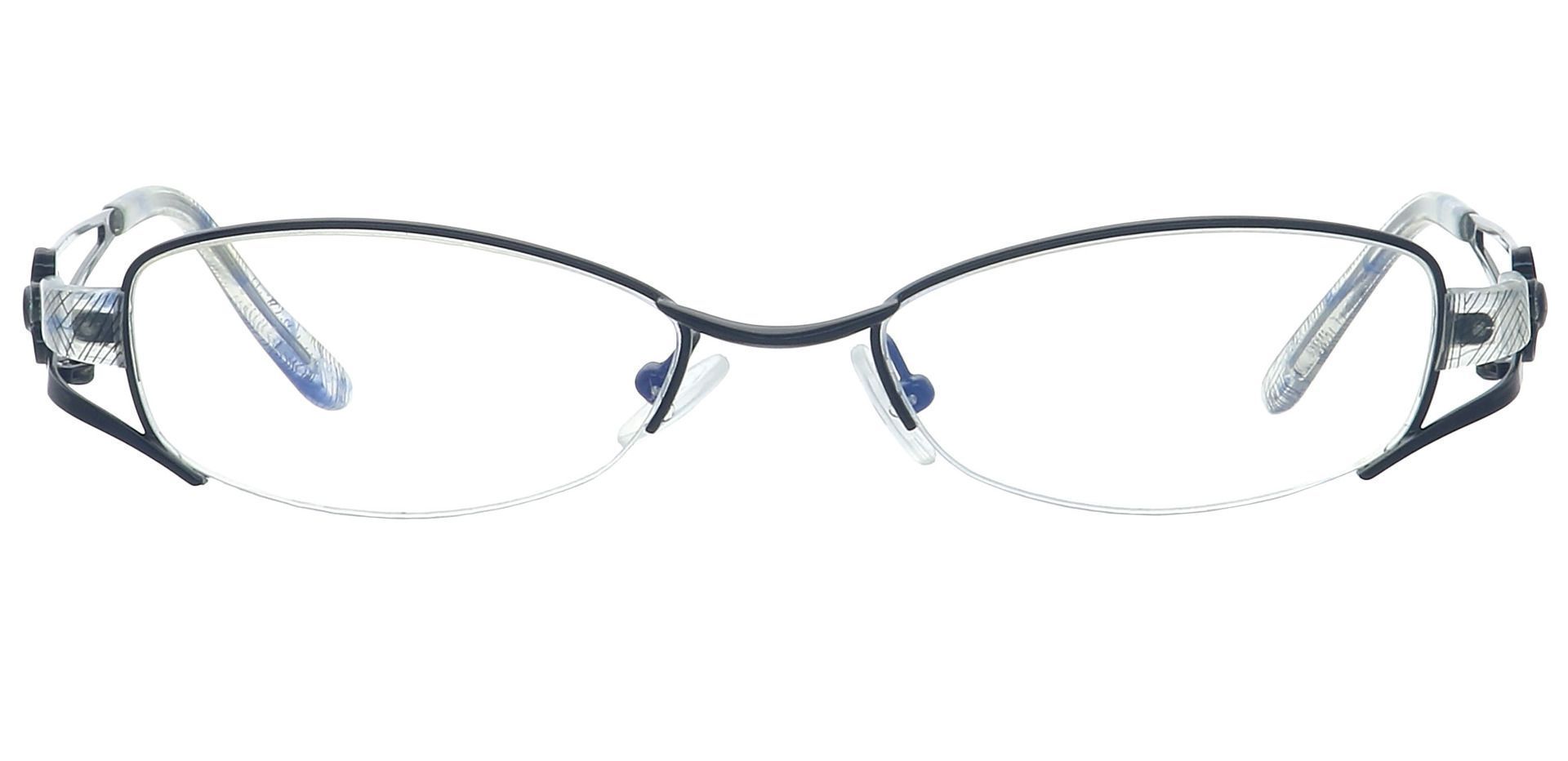Sandra Oval Single Vision Glasses Black Payne Glasses