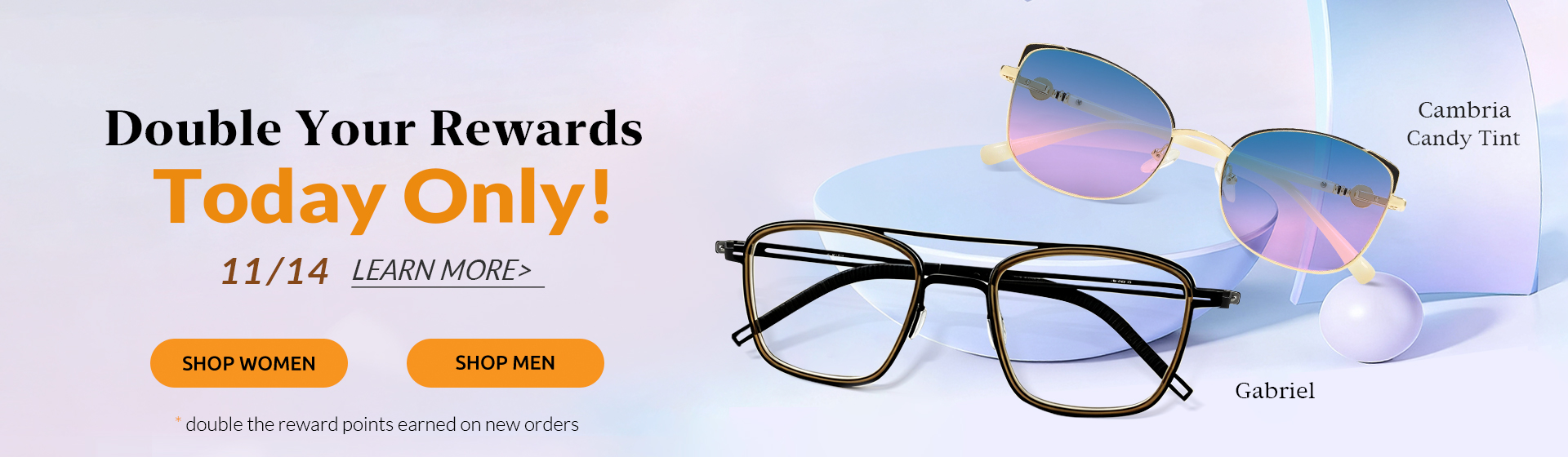 Today Only - Double Your Rewards